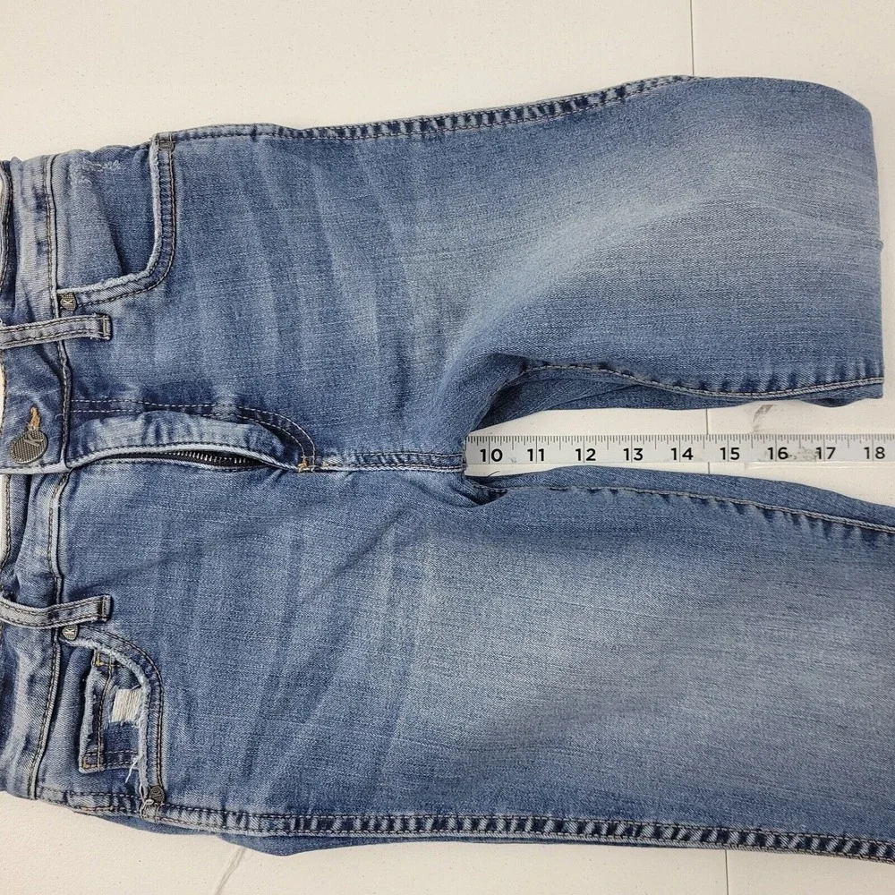 Donna Fab Ab High Waist Raw Hem Ankle‎ Skinny Jeans size 2 womens 2252